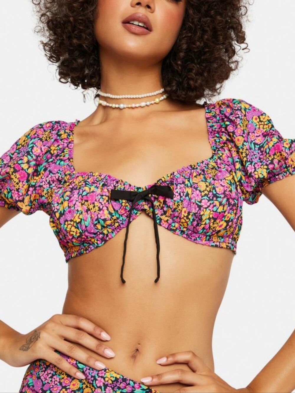 For Love & Lemons Crop Top ‎ Size Medium NWT